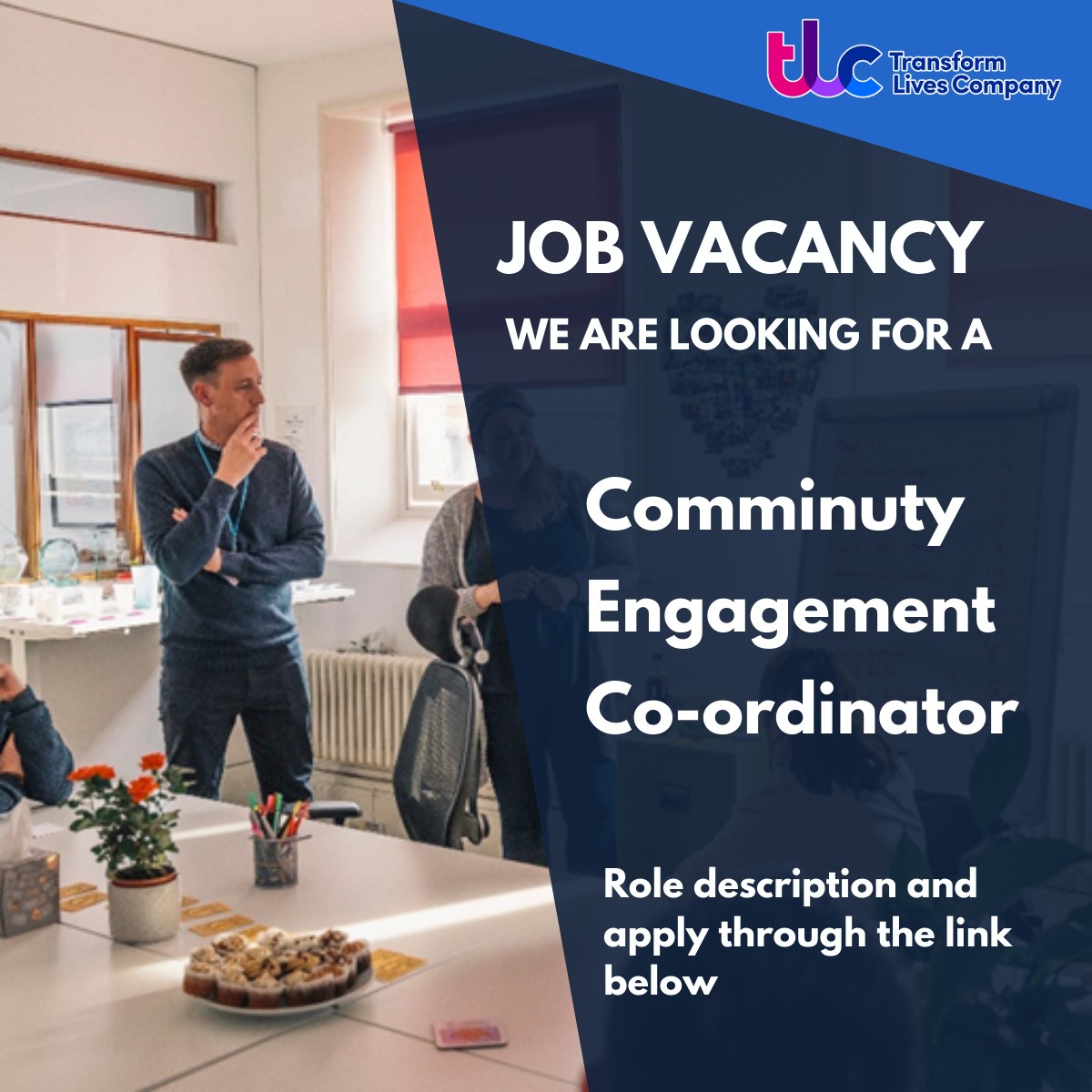 We are hiring! Community Engagement Co-ordinator 